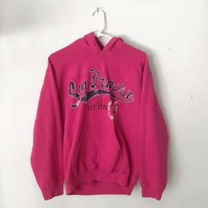 San Fransisco Pink Hoodie